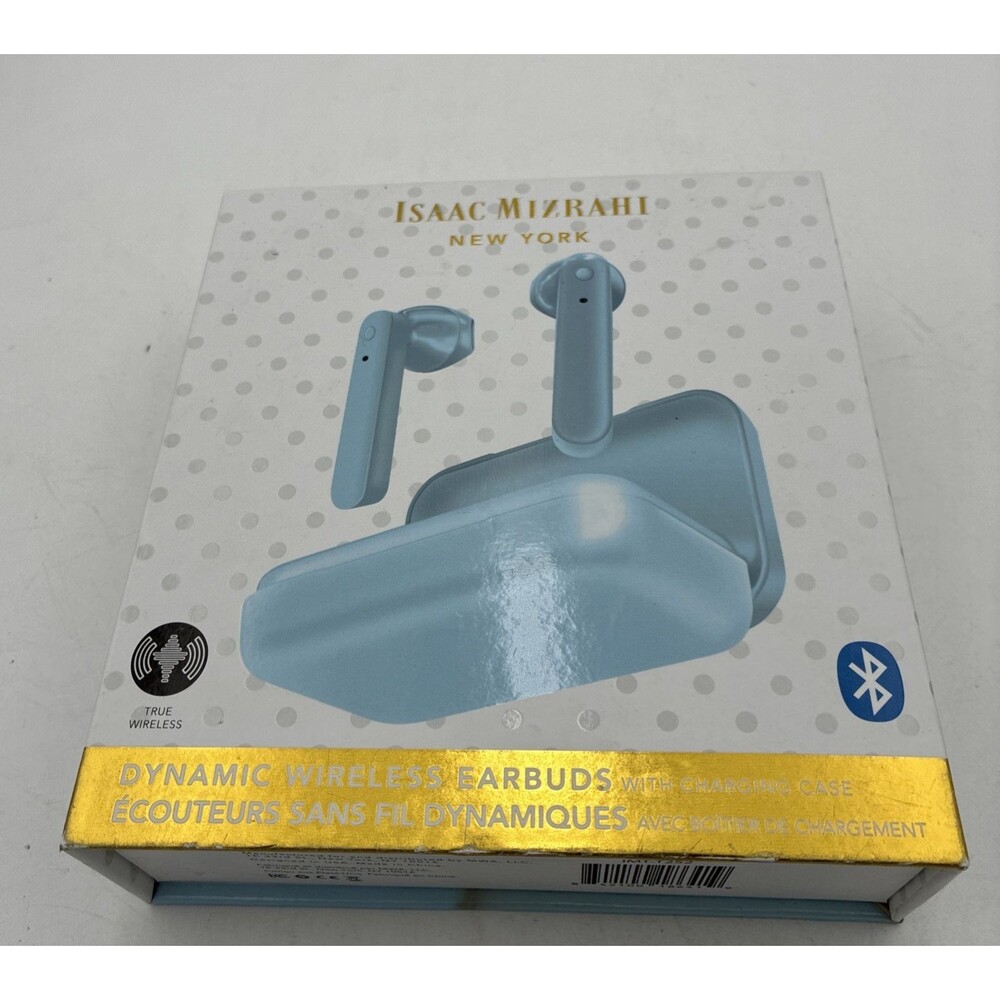 Isaac Mizrahi Dynamic Wireless Earbuds Bluetooth